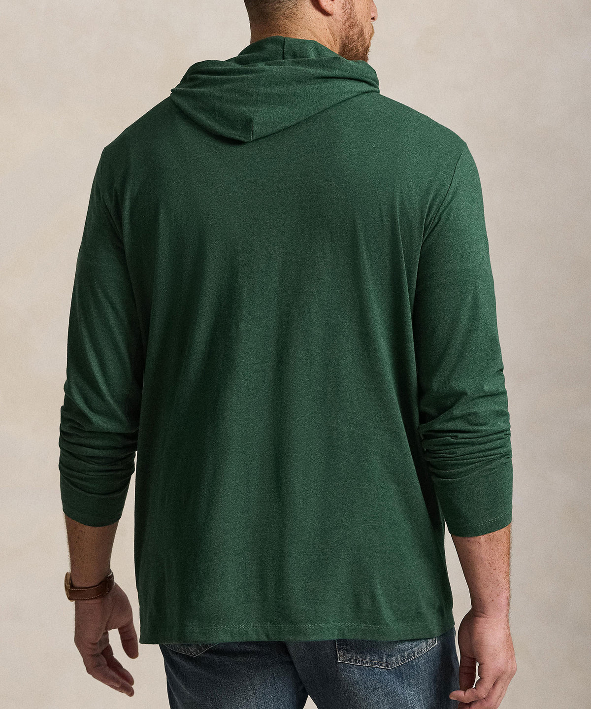Polo Ralph Lauren Long Sleeve Hooded T-Shirt - Scotch Pine, Men's Big & Tall