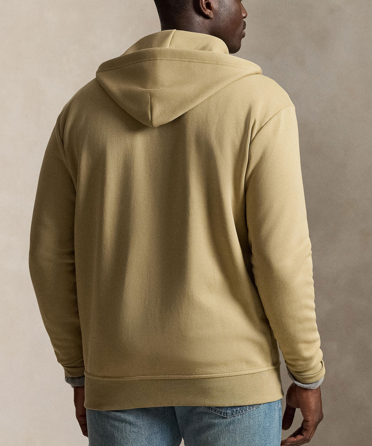 Polo Ralph Lauren Double-Knit Full-Zip Hoodie - Surrey Tan, Men's Big & Tall
