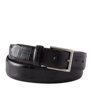Westport Black Embossed Leather Belt