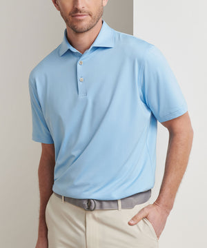 Peter Millar Solid Stretch Jersey Performance Polo Shirt