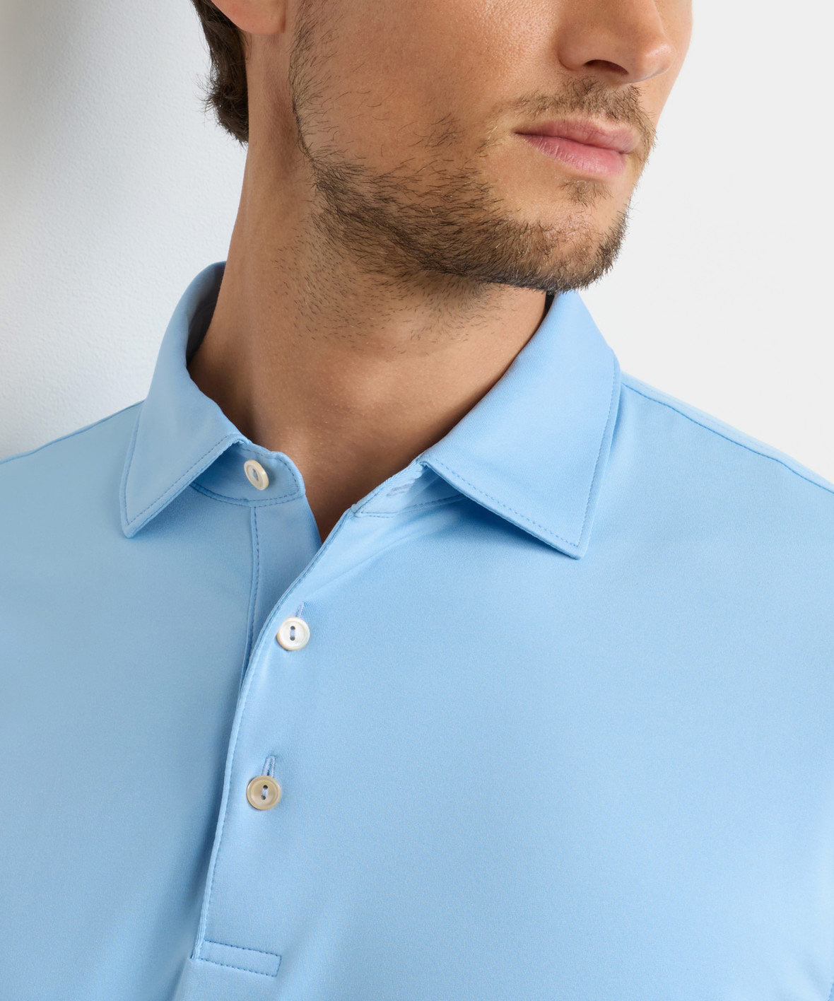 Peter Millar Men's Big & Tall Solid Stretch Jersey Performance