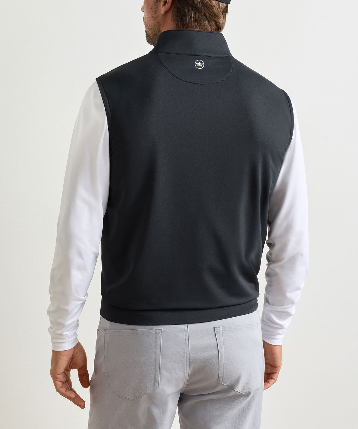 Peter Millar Galway Stretch Terry Quarter-Zip Vest, Men's Big & Tall