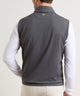 Peter Millar Galway Stretch Terry Quarter-Zip Vest - Iron