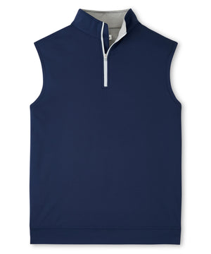 Peter Millar Galway Stretch Terry Quarter-Zip Vest