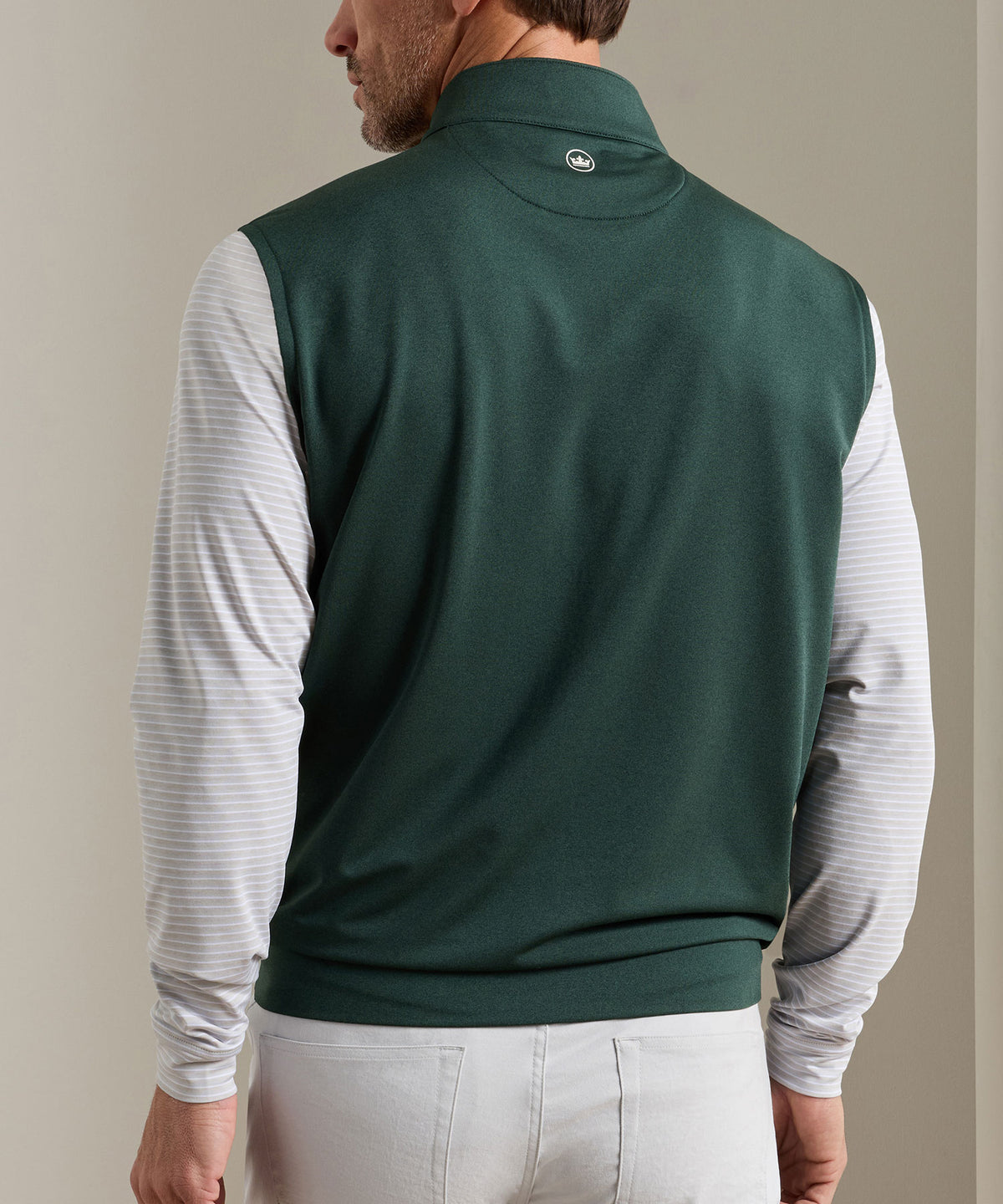 Peter Millar Galway Stretch Terry Quarter-Zip Vest, Men's Big & Tall