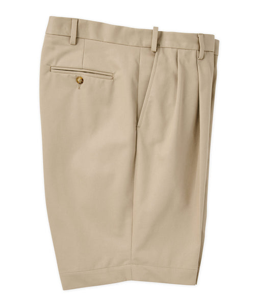 Westport 1989 Men's Big & Tall Pleated Wrinkle-Free Twill Shorts