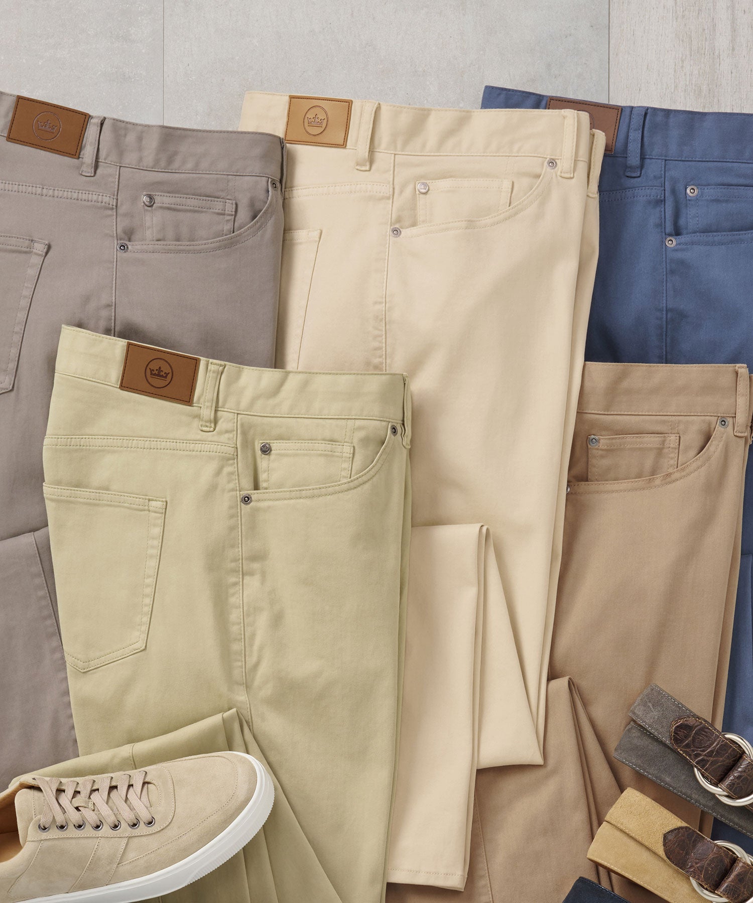 Peter Millar Five Pocket Pants Cotton Silk Elastane 38 x 34 MC0RT01