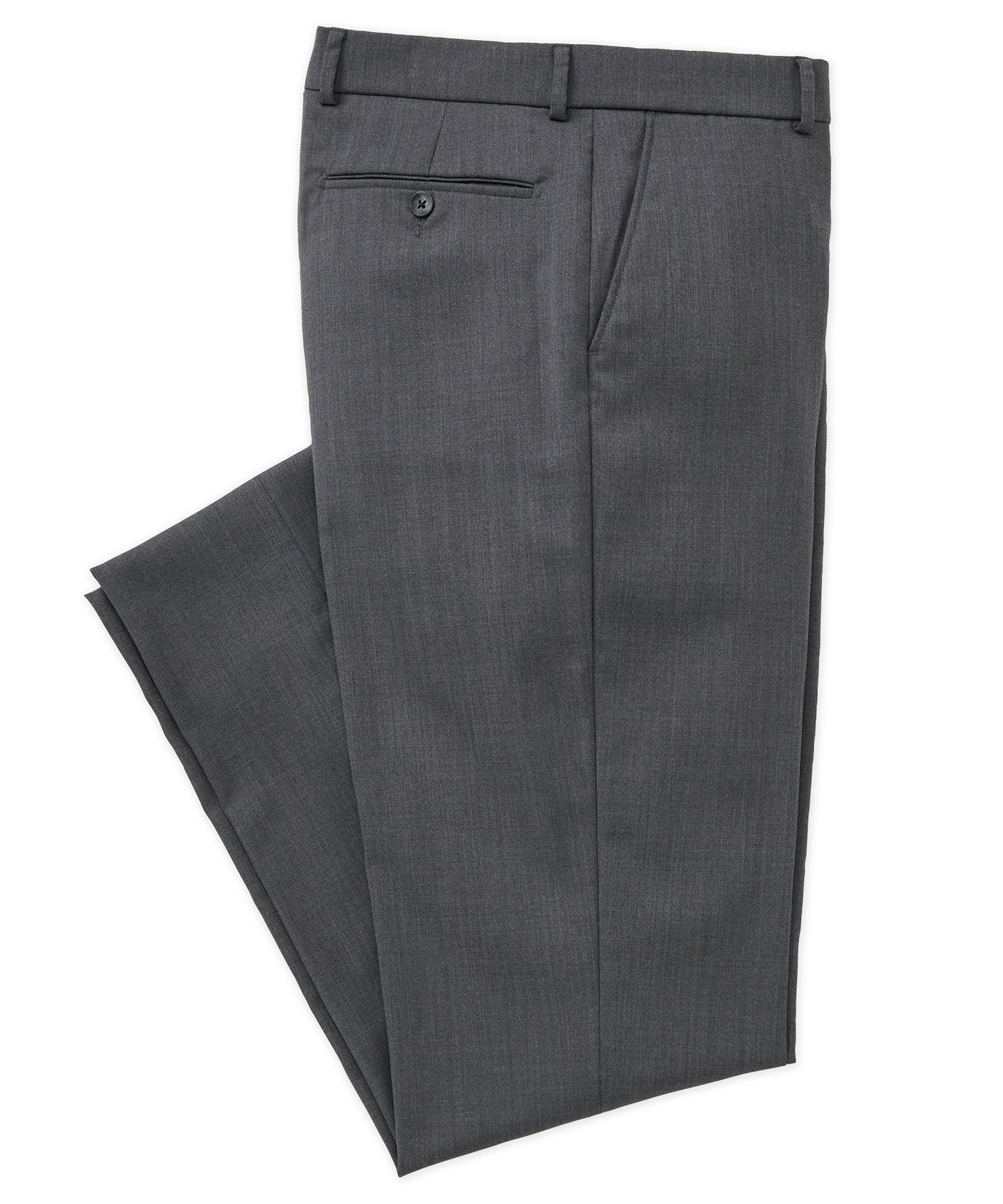 Ballin Flat Front Gabardine Trousers - Westport Big & Tall