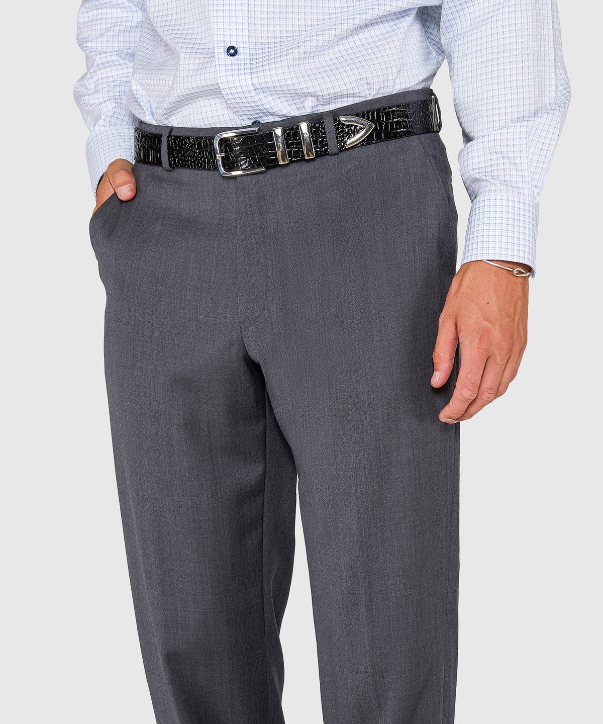 Ballin Flat Front Gabardine Trousers, Men's Big & Tall