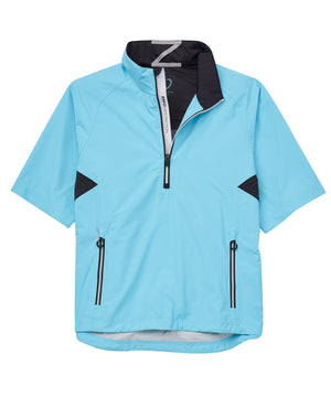 Zero Restriction Half-Sleeve Waterproof Quarter-Zip Jacket