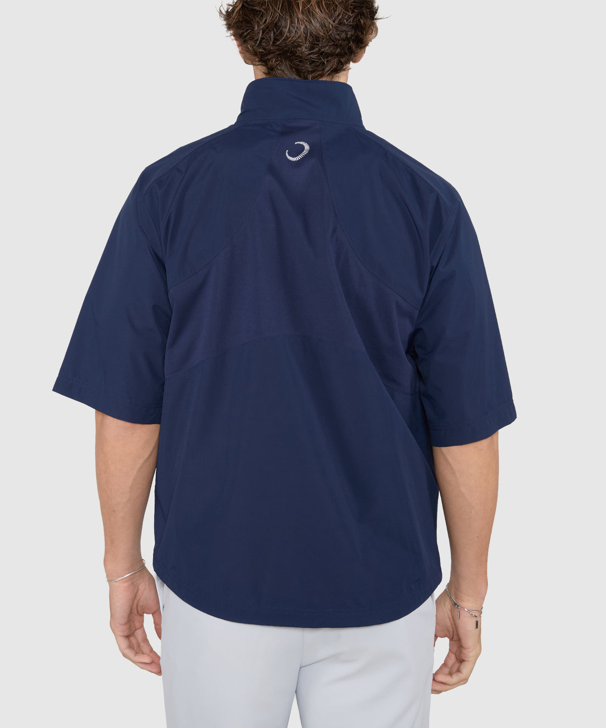 Zero Restriction Half-Sleeve Waterproof Quarter-Zip Jacket, Men's Big & Tall