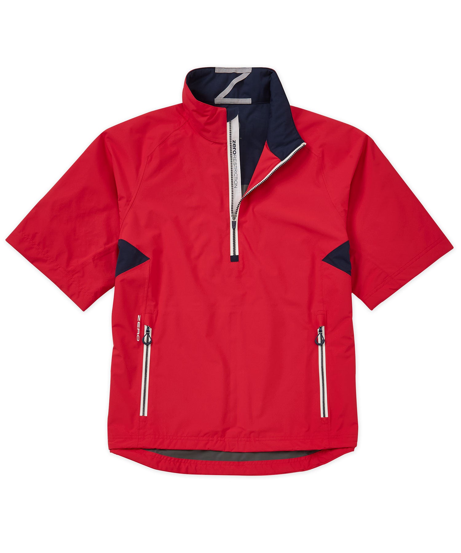 Zero Restriction Big & Tall Half-Sleeve Waterproof Quarter-Zip