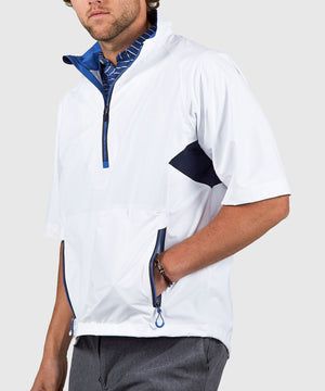 Zero Restriction Half-Sleeve Waterproof Quarter-Zip Jacket