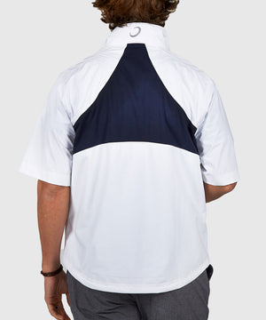 Zero Restriction Half-Sleeve Waterproof Quarter-Zip Jacket
