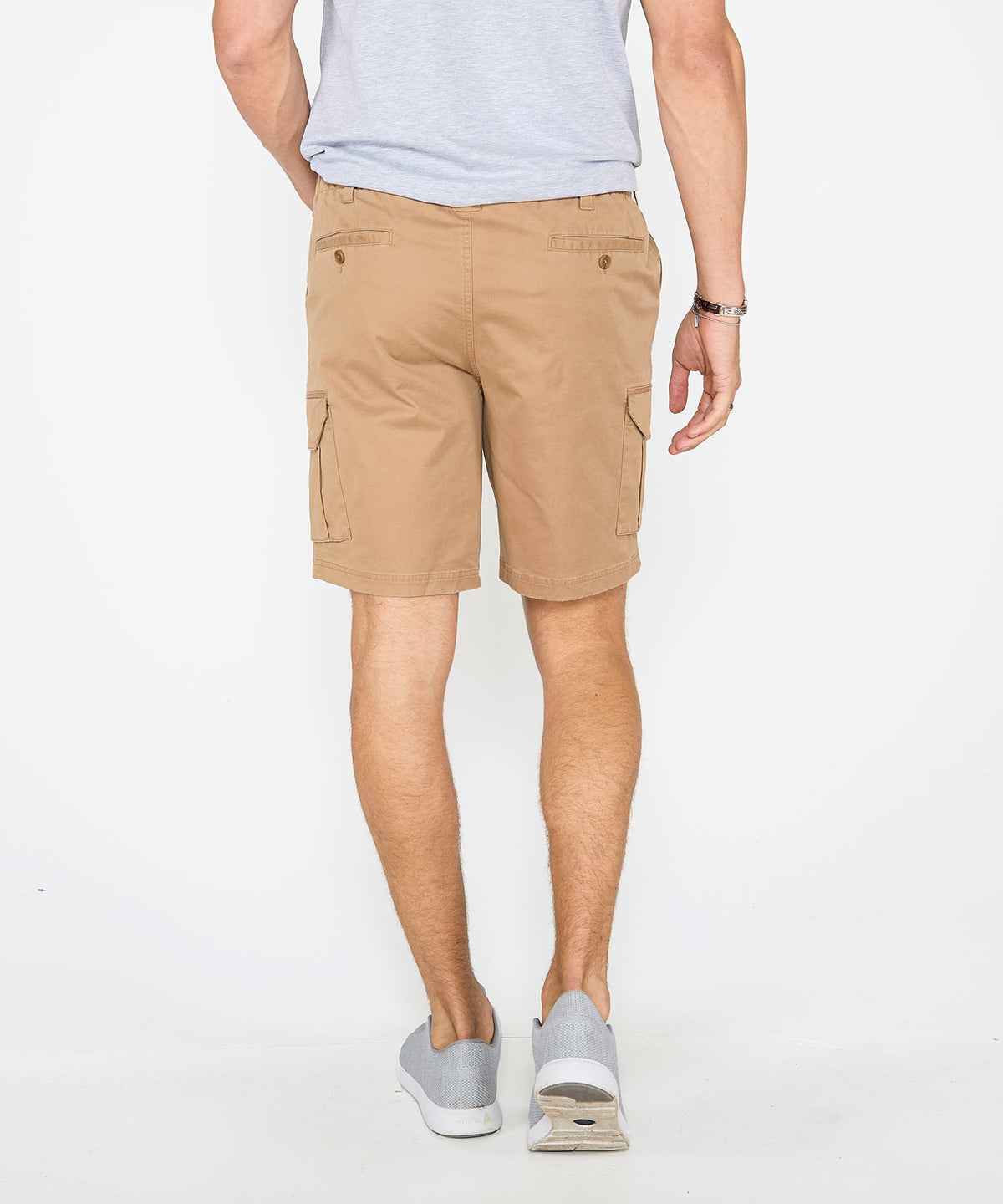 Westport 1989 Stretch Twill Elastic Waist Cargo Shorts, Men's Big & Tall
