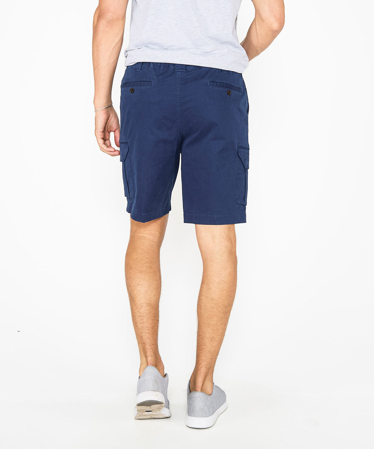Westport 1989 Stretch Twill Elastic Waist Cargo Shorts, Men's Big & Tall