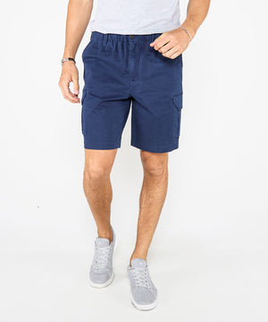 Westport 1989 Stretch Twill Elastic Waist Cargo Shorts
