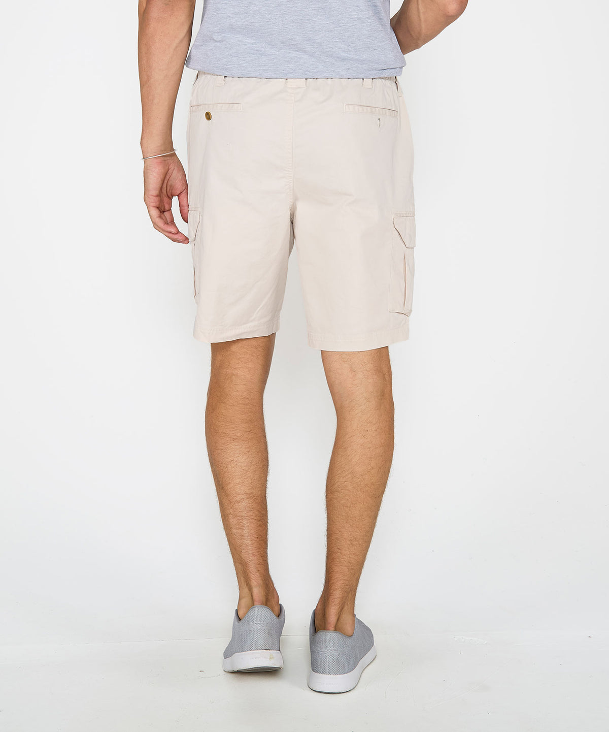 Westport 1989 Stretch Twill Elastic Waist Cargo Shorts, Men's Big & Tall