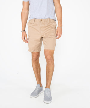 Westport 1989 Stretch Twill Elastic Waist Cargo Shorts