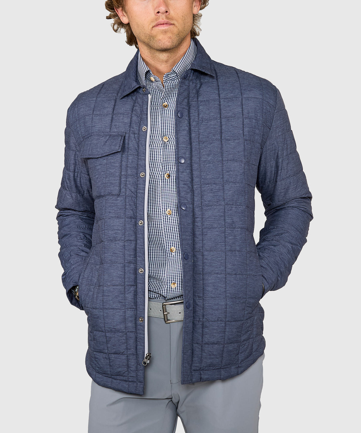 Cutter & Buck Rainier Insulated Shirt Jacket, Men's Big & Tall