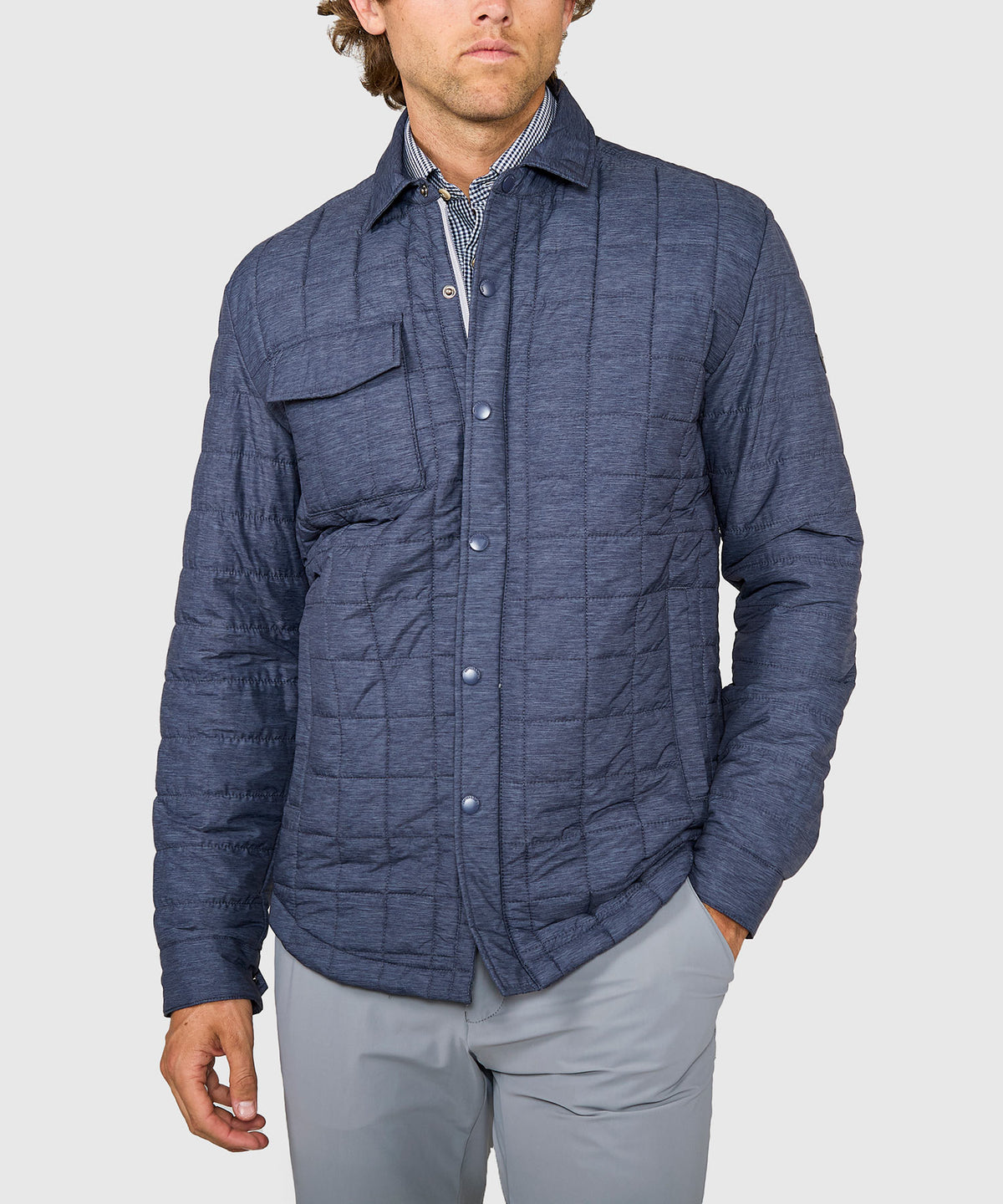 Cutter & Buck Rainier Insulated Shirt Jacket, Men's Big & Tall