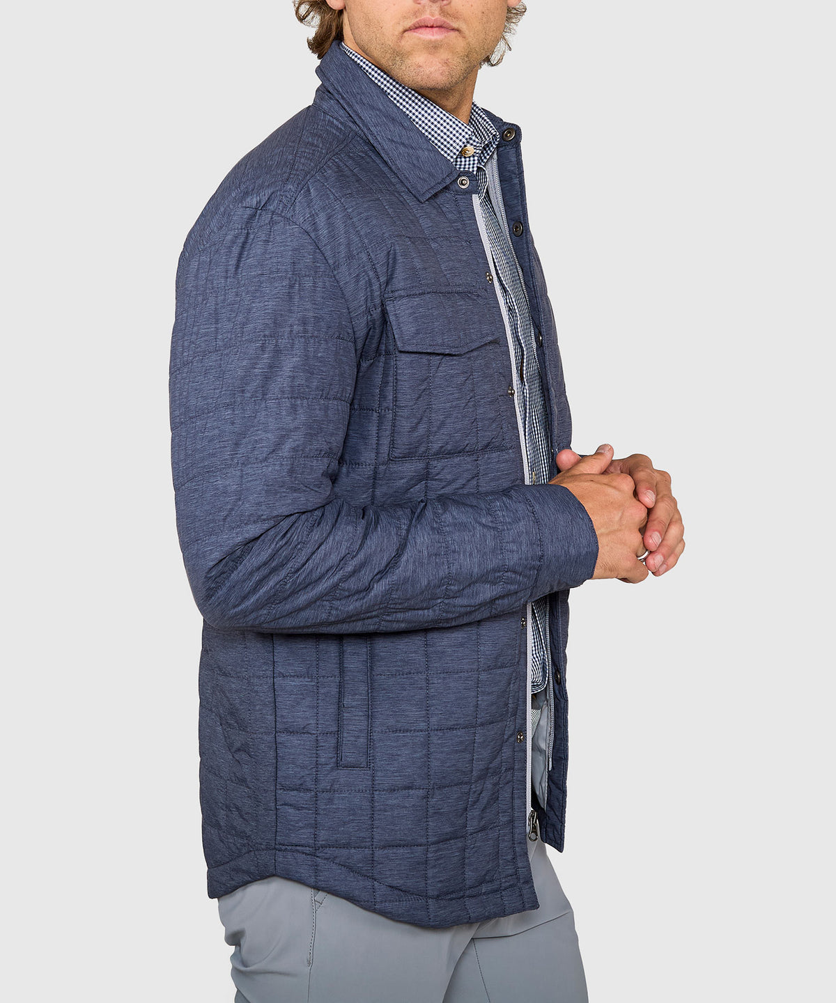 Cutter & Buck Rainier Insulated Shirt Jacket, Men's Big & Tall
