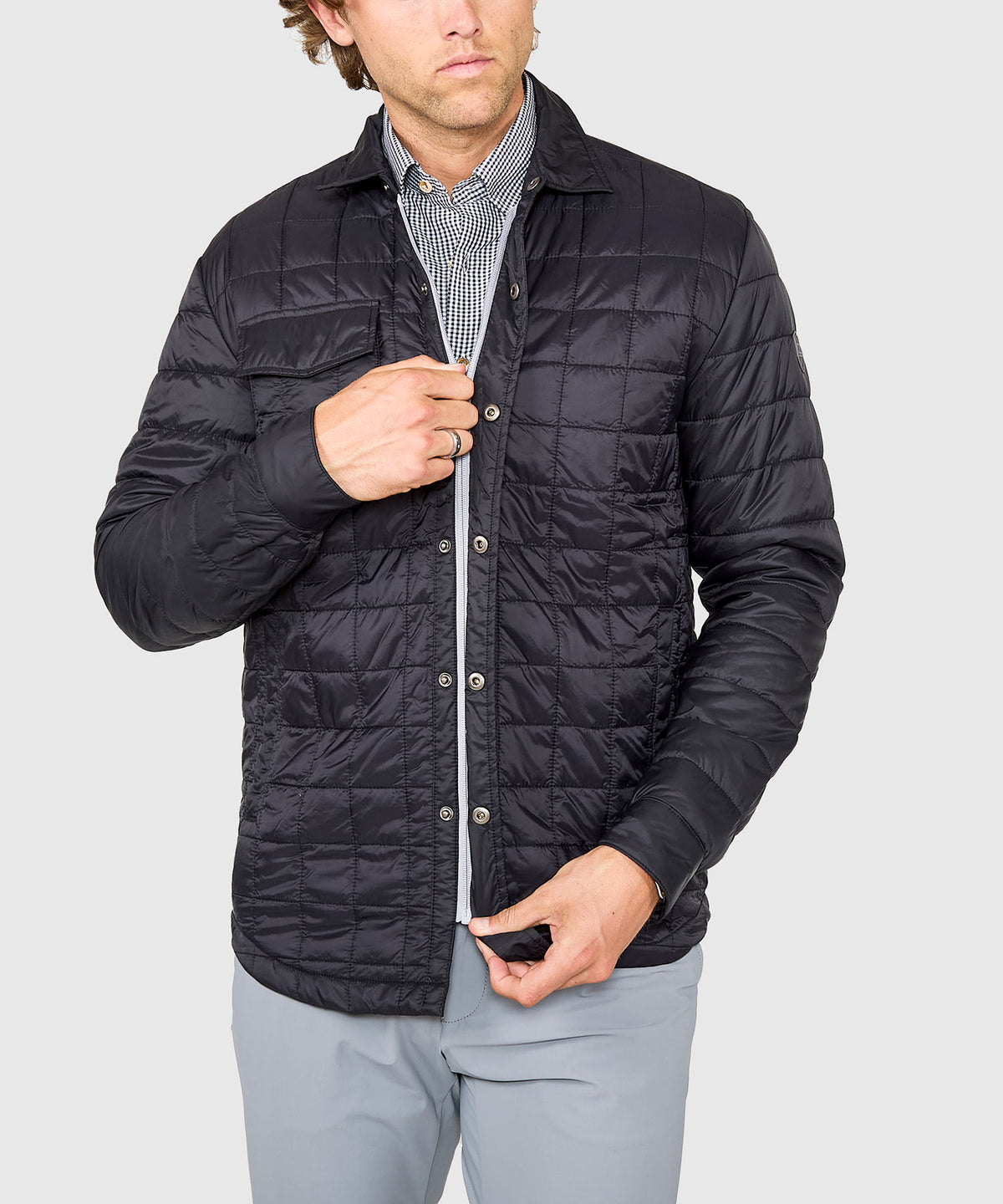 Cutter & Buck Rainier Insulated Shirt Jacket, Men's Big & Tall