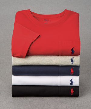 Polo Ralph Lauren Short Sleeve Solid Pocket Crewneck Tee Shirt