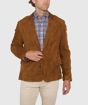 Westport Black Goat Suede Blazer
