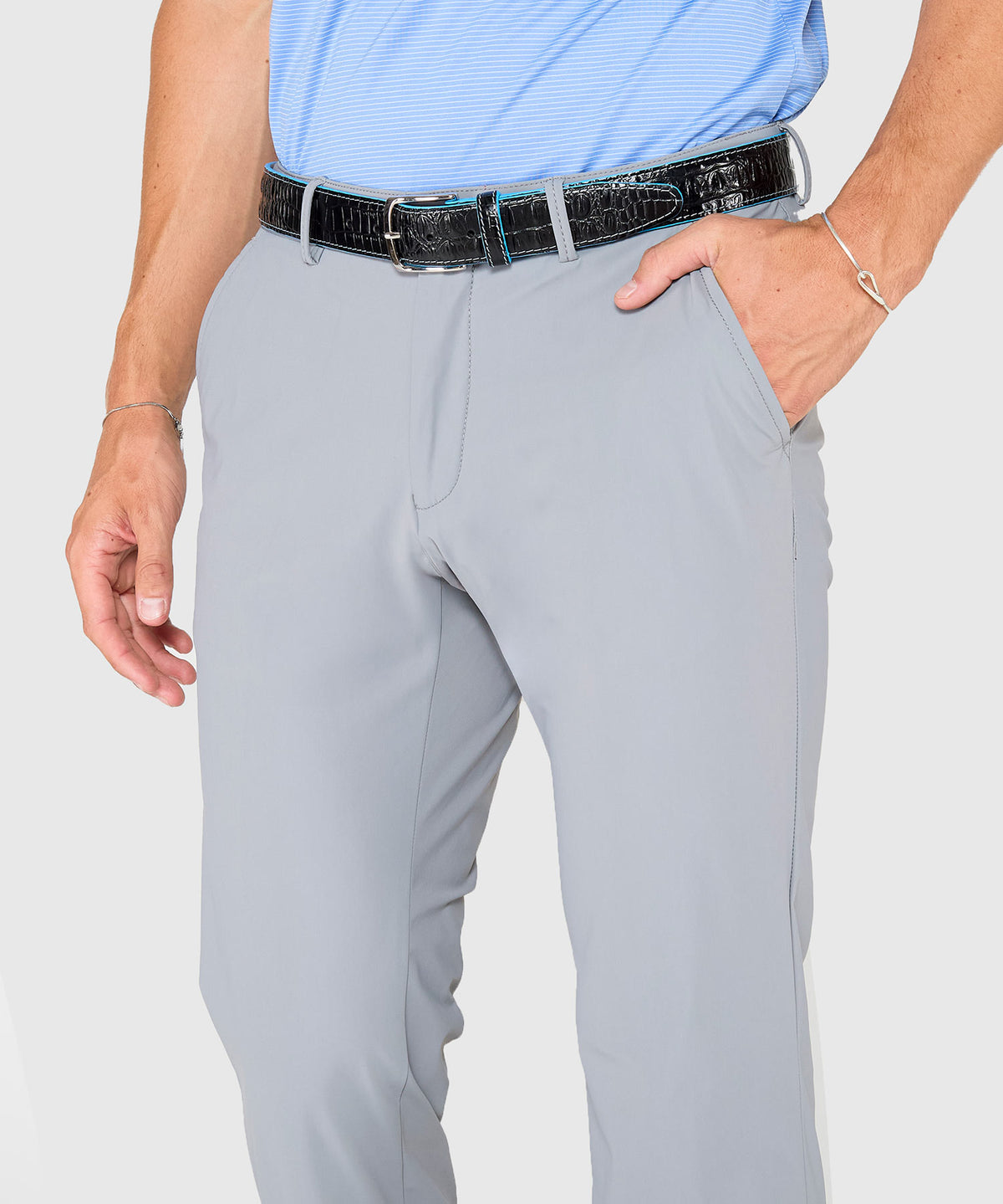 Westport Black Techno Ultimate Gab Stretch Pants, Men's Big & Tall