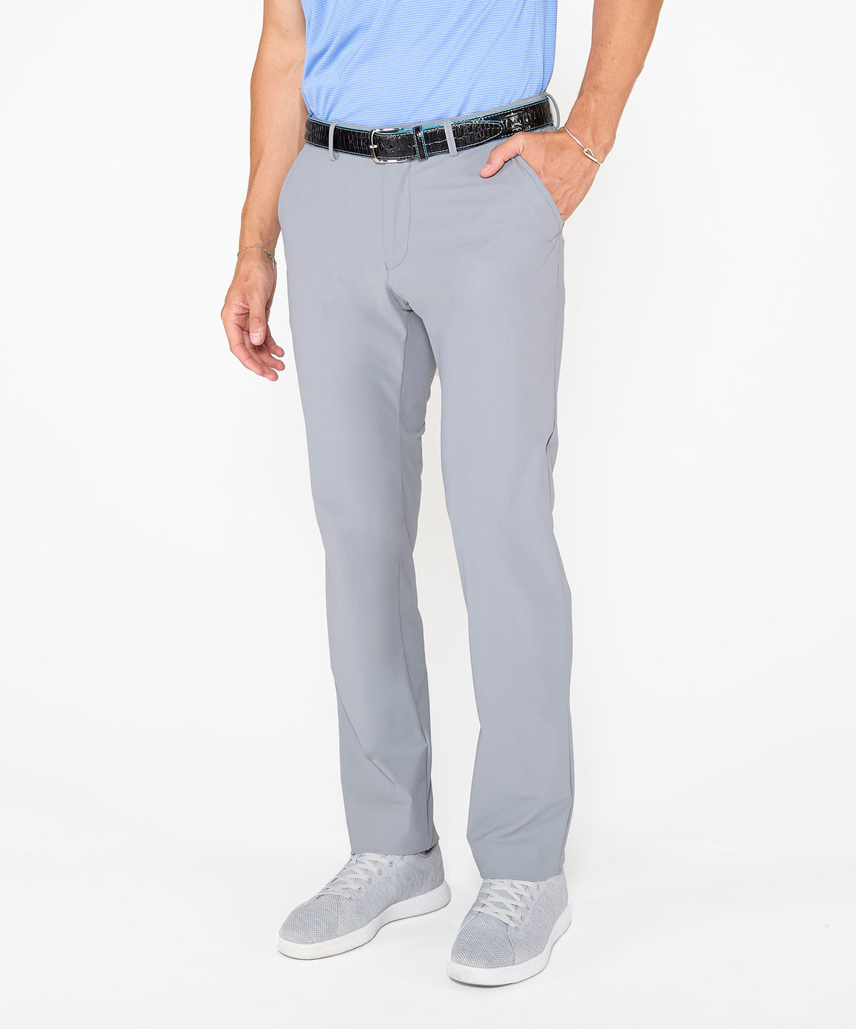 Westport Black Techno Ultimate Gab Stretch Pants, Men's Big & Tall