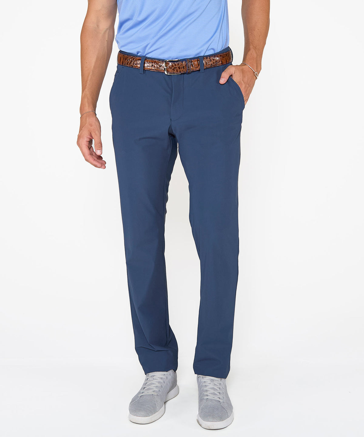 Westport Black Techno Ultimate Gab Stretch Pants, Men's Big & Tall