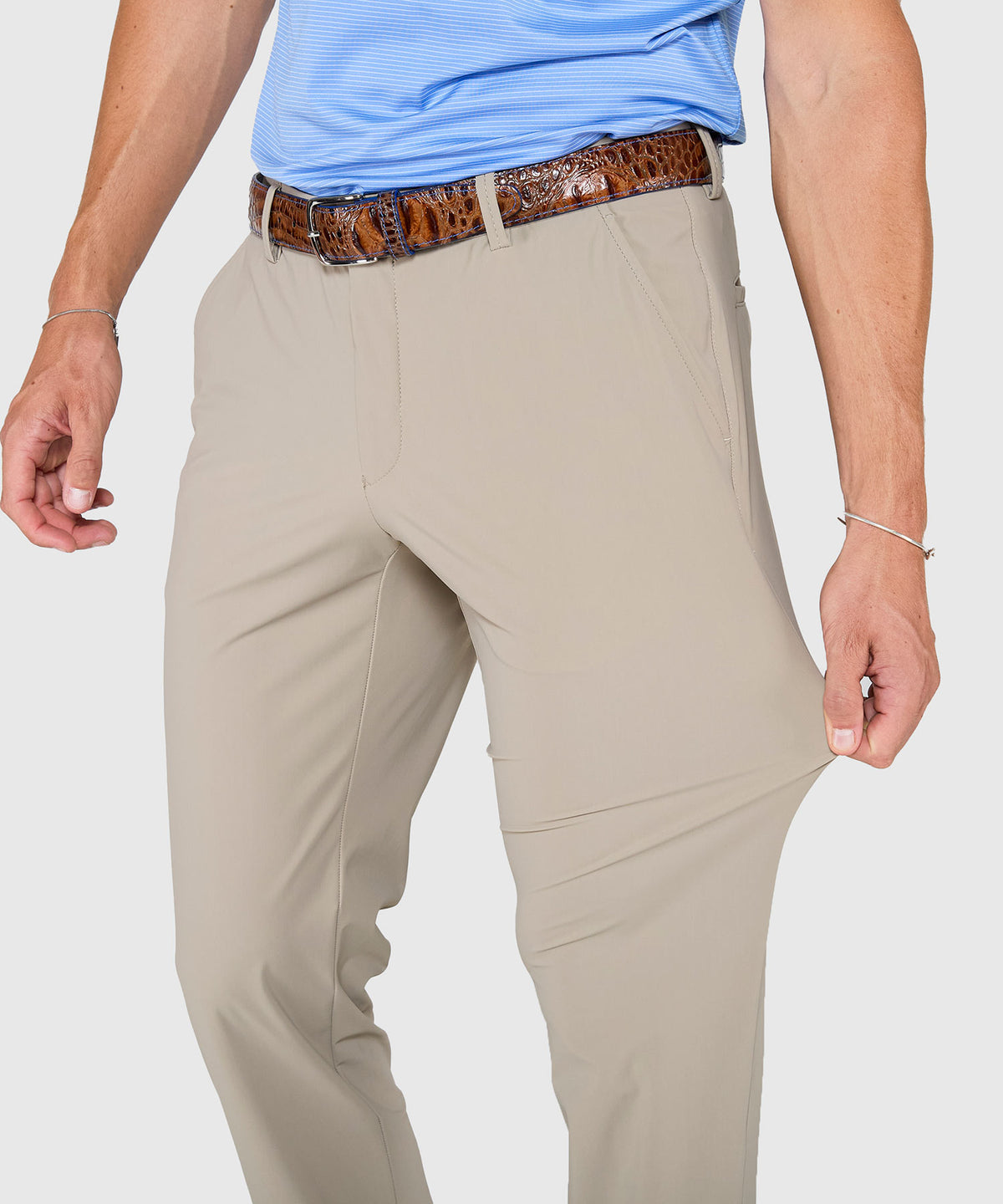Westport Black Techno Ultimate Gab Stretch Pants, Men's Big & Tall