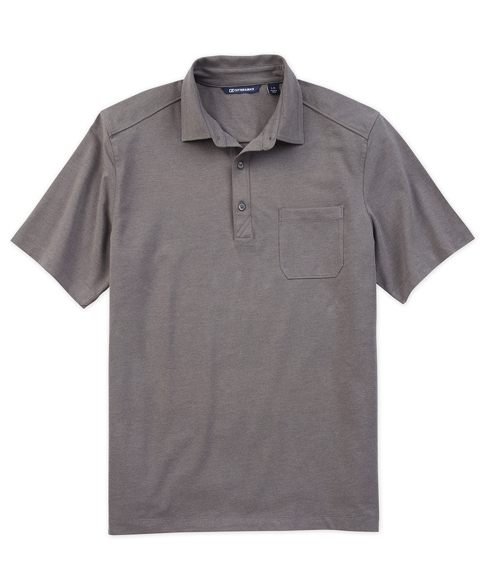 Cutter &amp; Buck Short Sleeve Cotton+ Advantage Stretch Jersey Polo Shirt