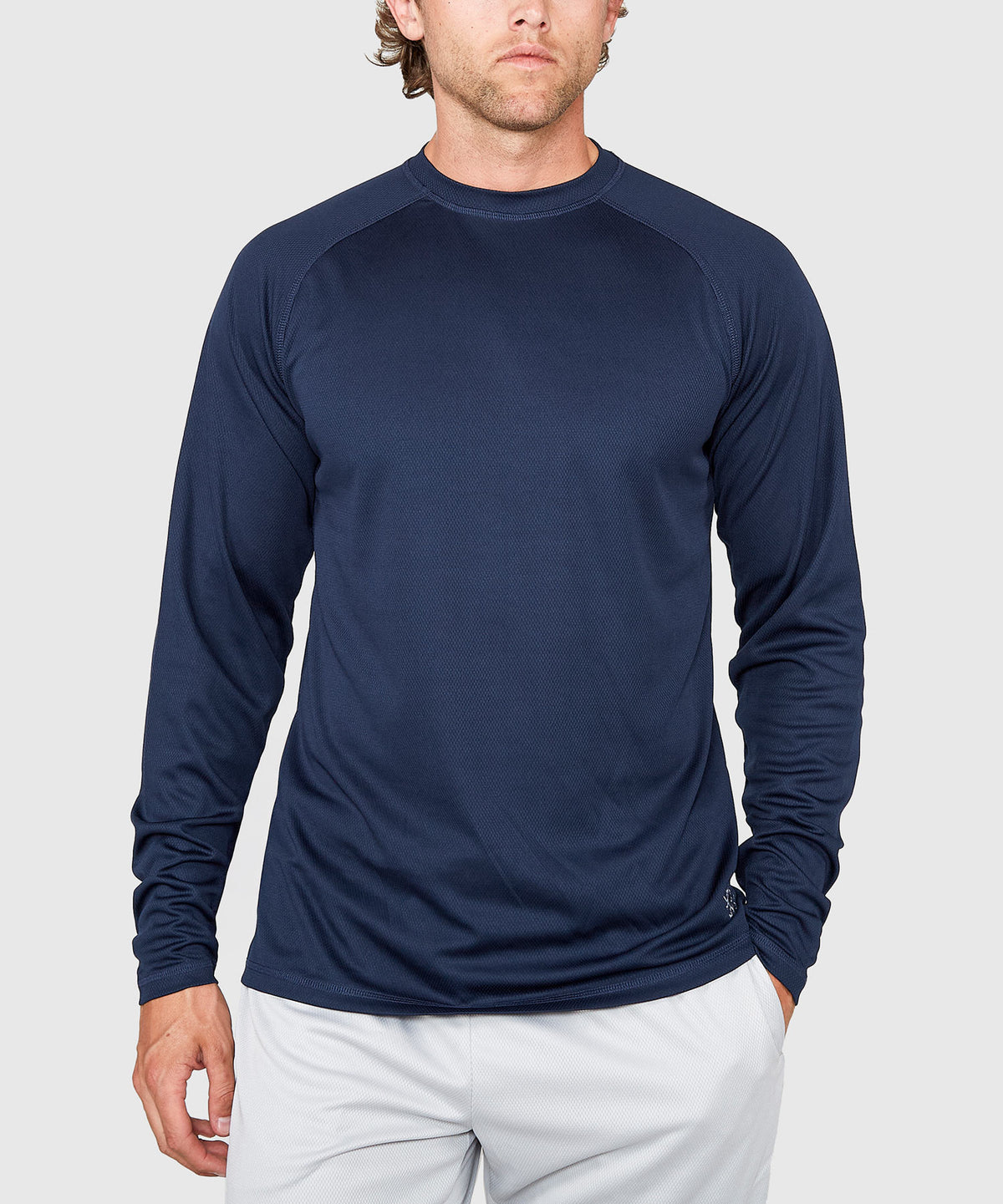 Westport Sport Long Sleeve Workout Tee, Men's Big & Tall