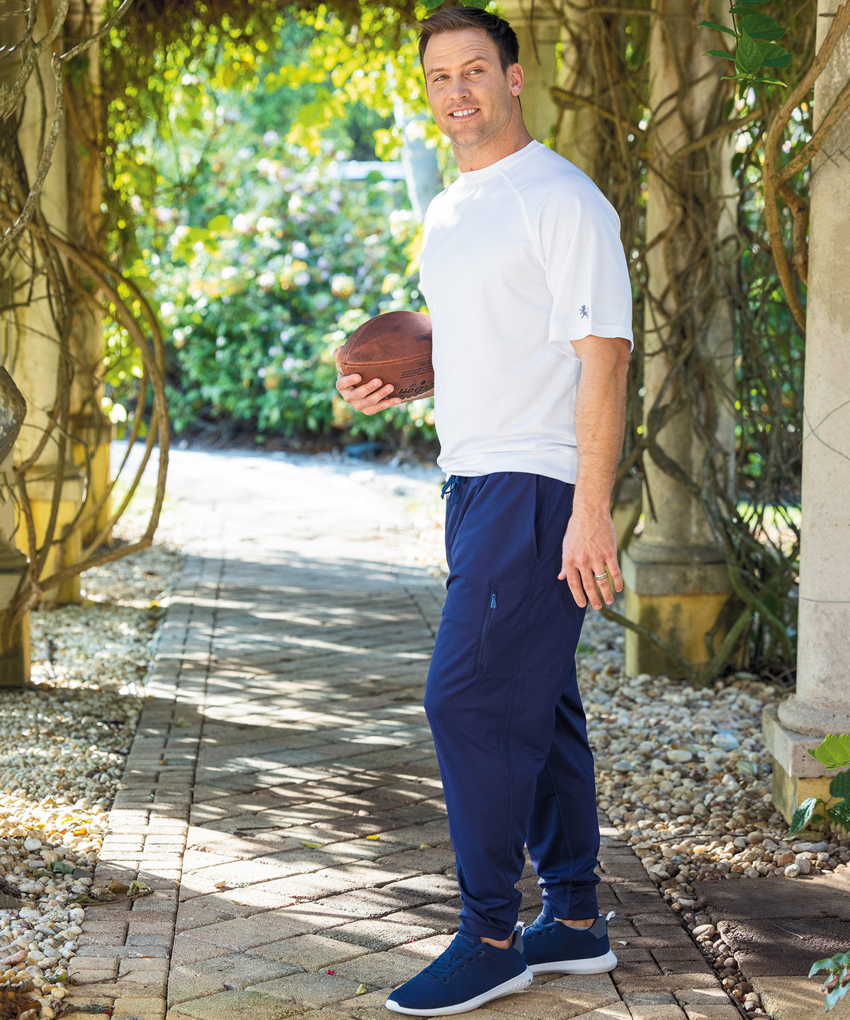 Navy Essential Track Pant - MEN Pants | Trenery