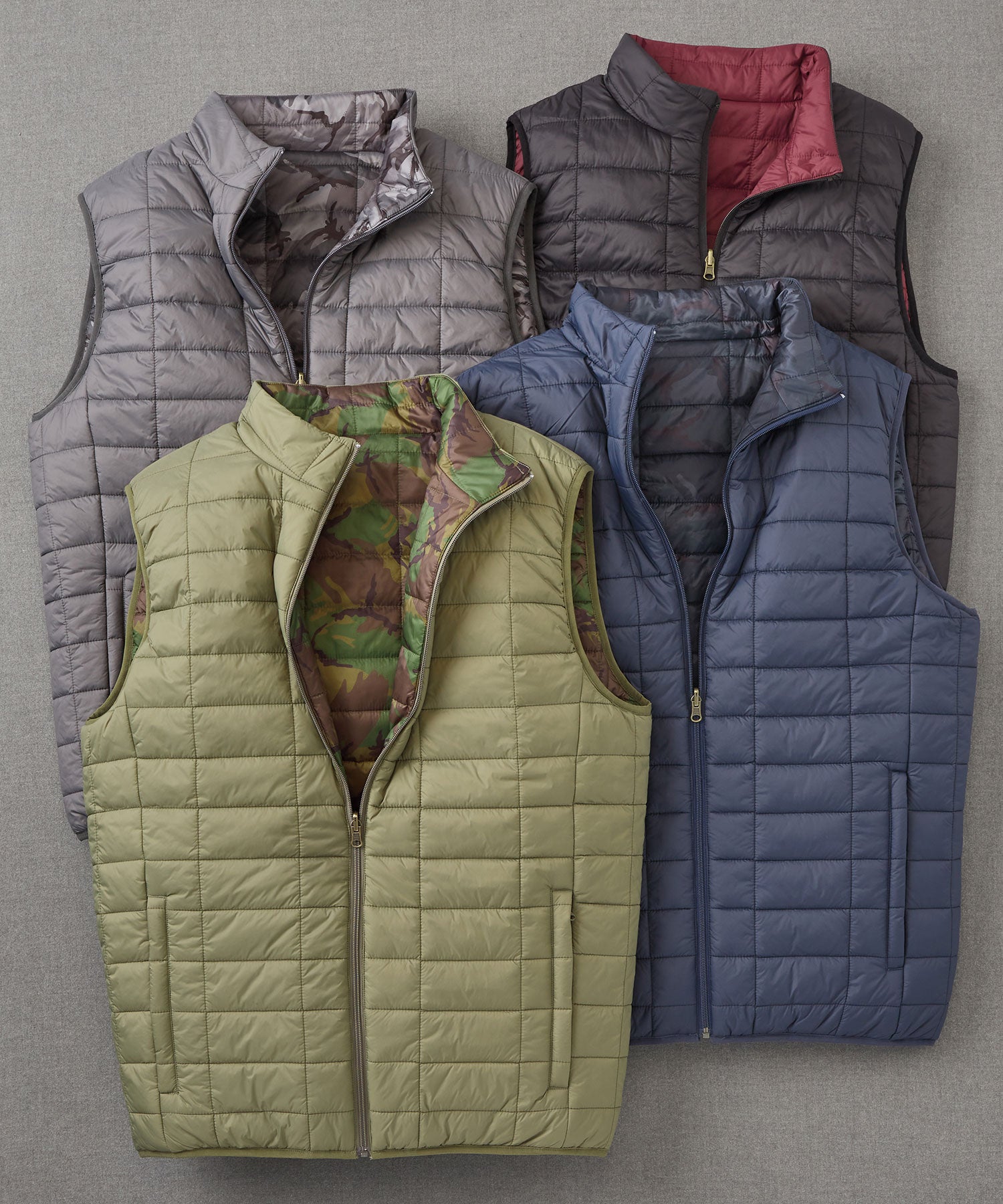Westport 1989 Reversible Puffer Vest - Westport Big & Tall