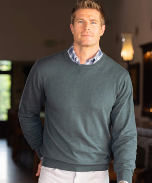 Pullover girocollo in cotone e cashmere Westport Lifestyle