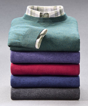 Pullover girocollo in cotone e cashmere Westport Lifestyle