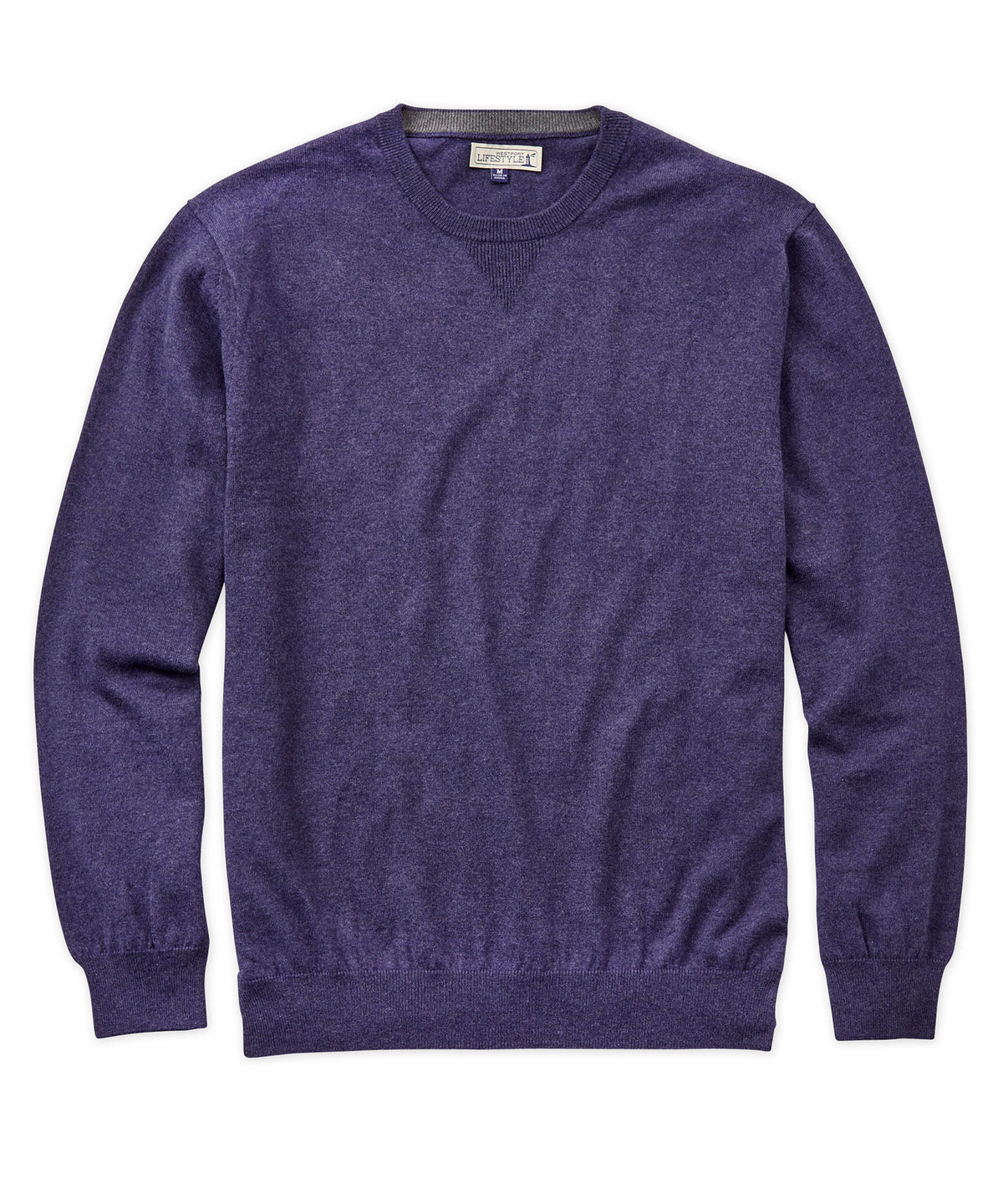 Pullover girocollo in cotone e cashmere Westport Lifestyle, Men's Big & Tall