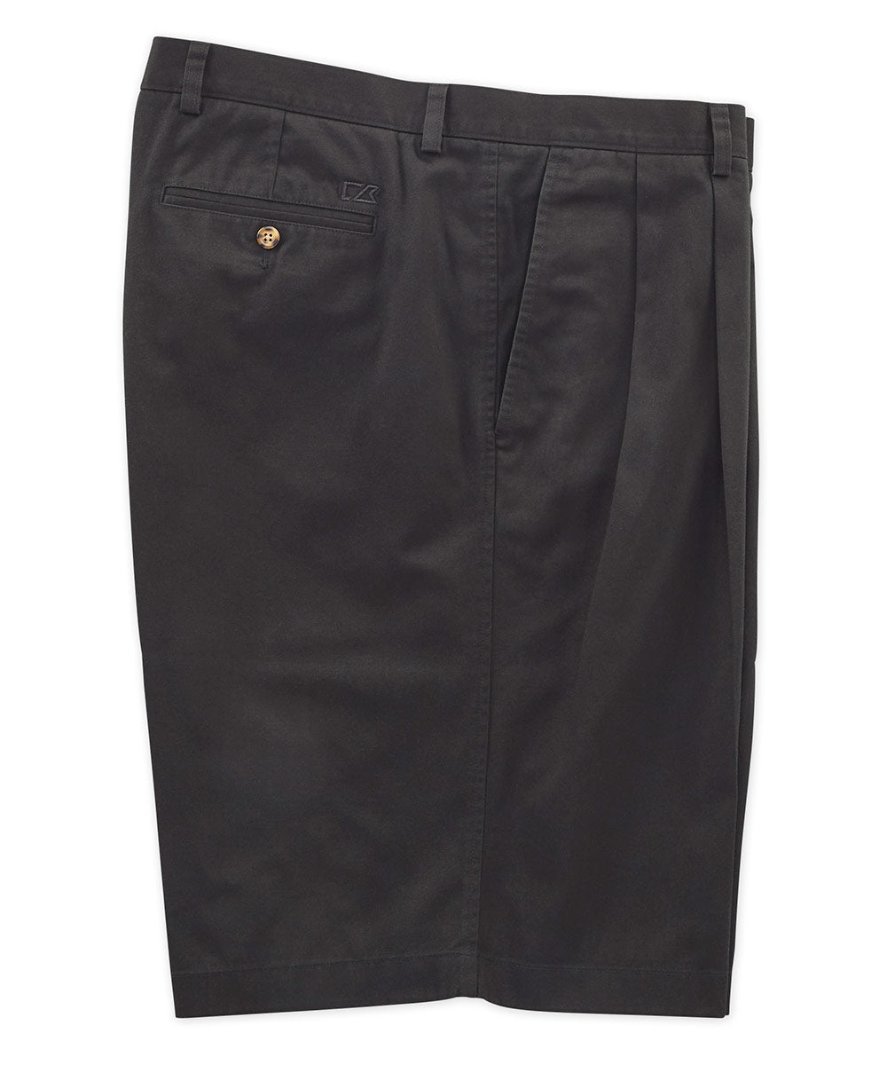 Cutter &amp; Buck Wrinkle-Free Pleated Shorts