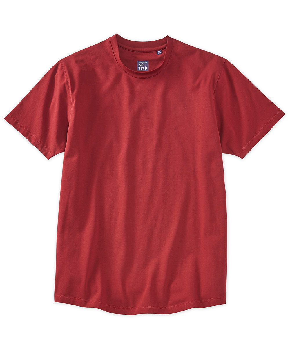 Westport No-Tuck Stretch Crew Tee Shirt, Men's Big & Tall