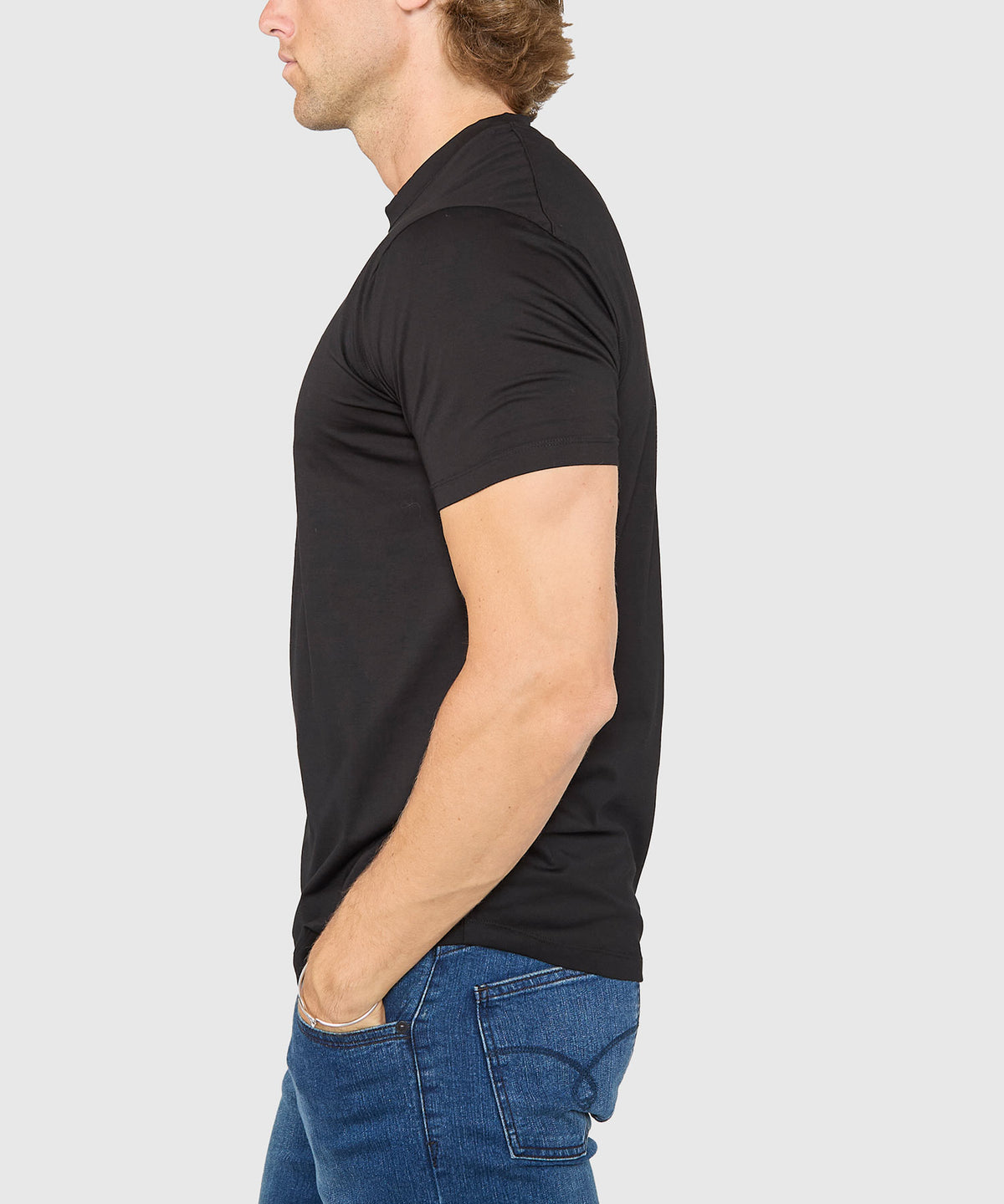 Westport No-Tuck Stretch Crew Tee Shirt, Men's Big & Tall