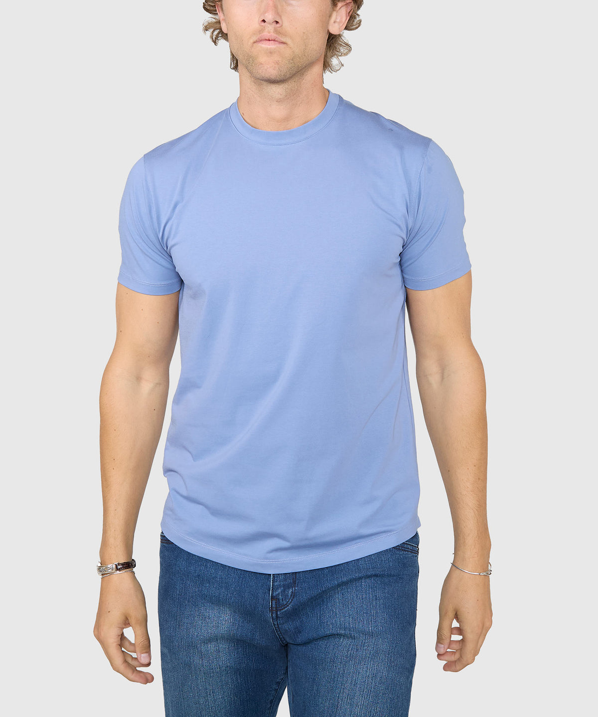 Westport No-Tuck Stretch Crew Tee Shirt, Men's Big & Tall