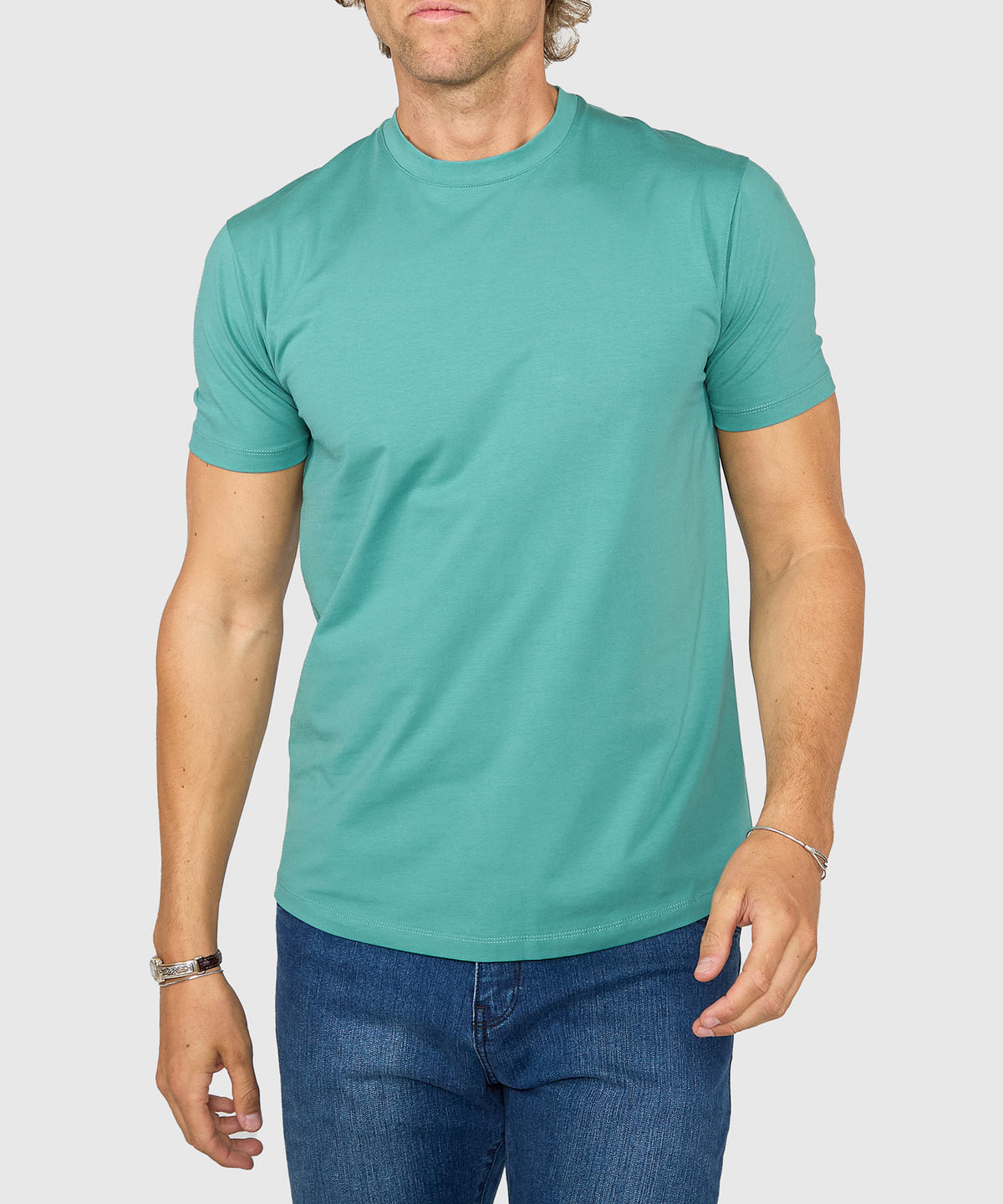 Westport No-Tuck Stretch Crew Tee Shirt, Men's Big & Tall