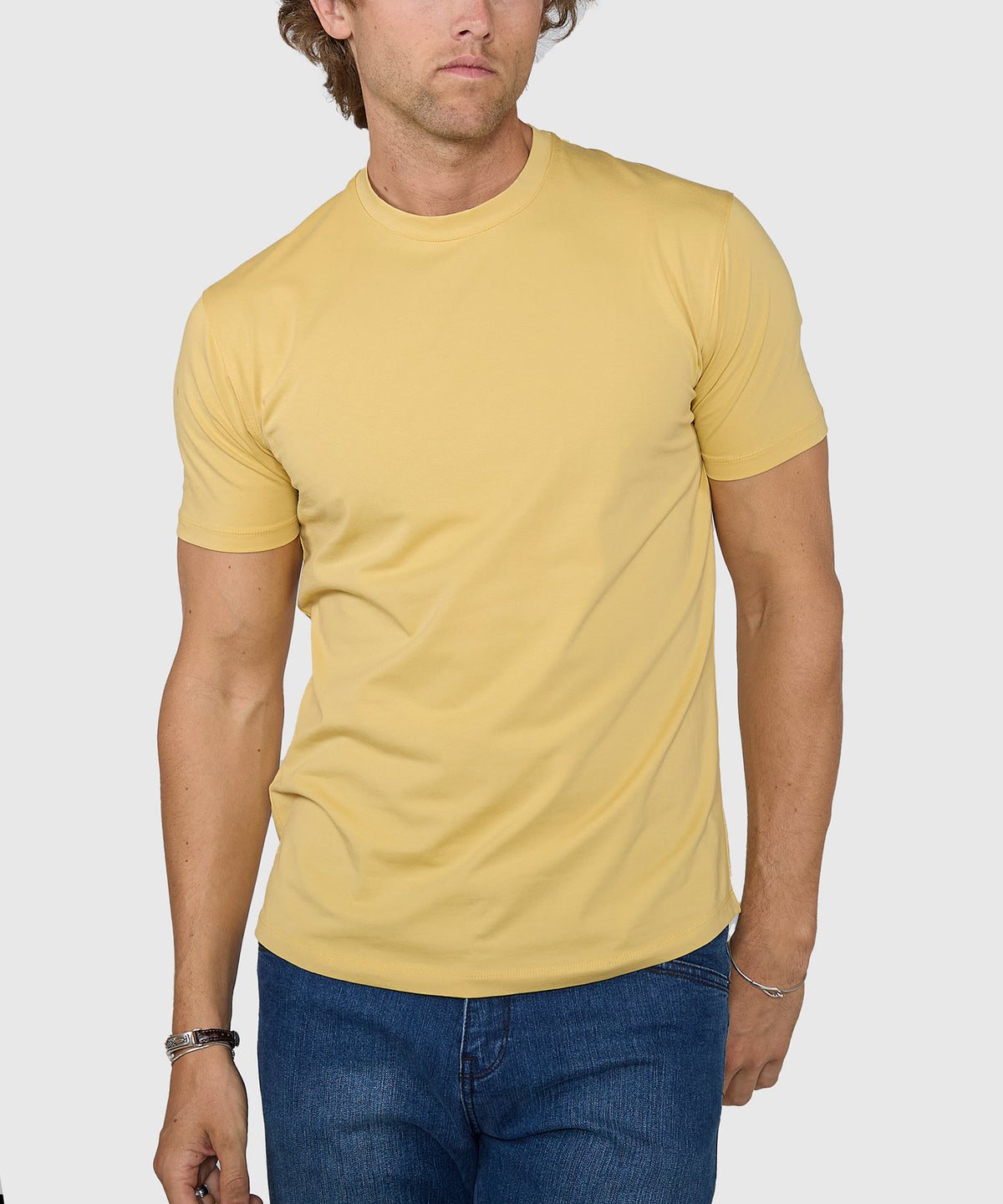 Westport No-Tuck Stretch Crew Tee Shirt, Men's Big & Tall