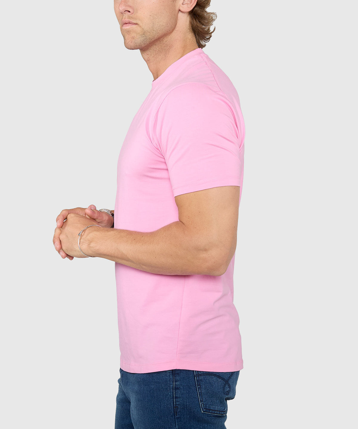 Westport No-Tuck Stretch Crew Tee Shirt, Men's Big & Tall
