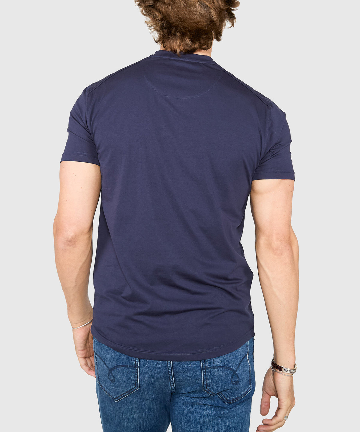 Westport No-Tuck Stretch V-neck Tee Shirt, Men's Big & Tall
