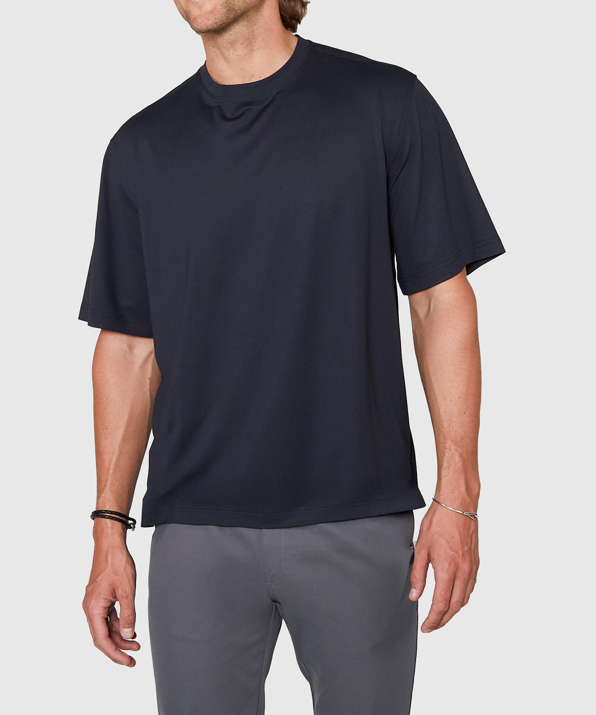 Peter Millar Mesh Crew T-Shirt, Men's Big & Tall