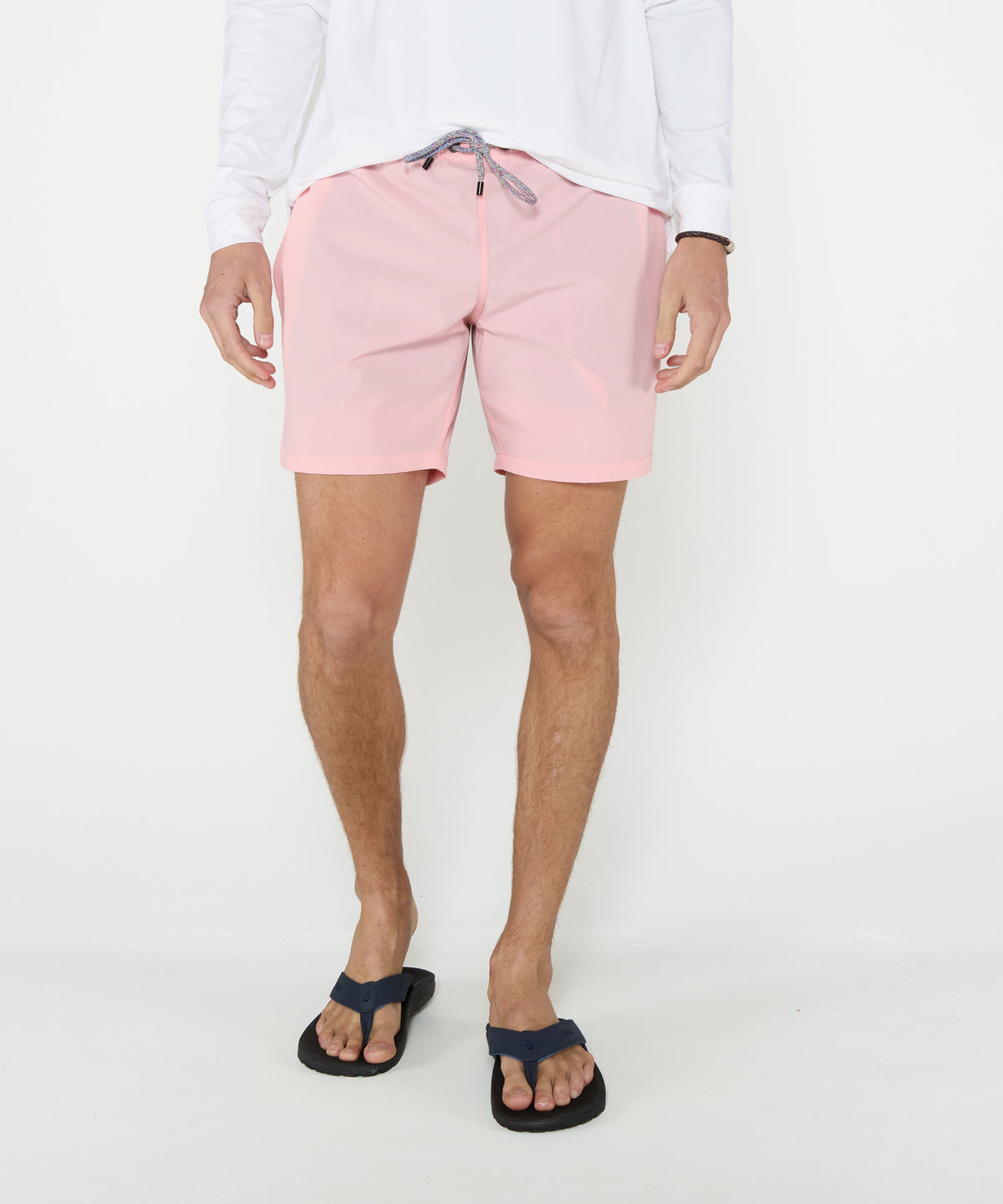 Westport Black Hampton Solid Stretch Swim Trunk with Boxer Lining, Men's Big & Tall